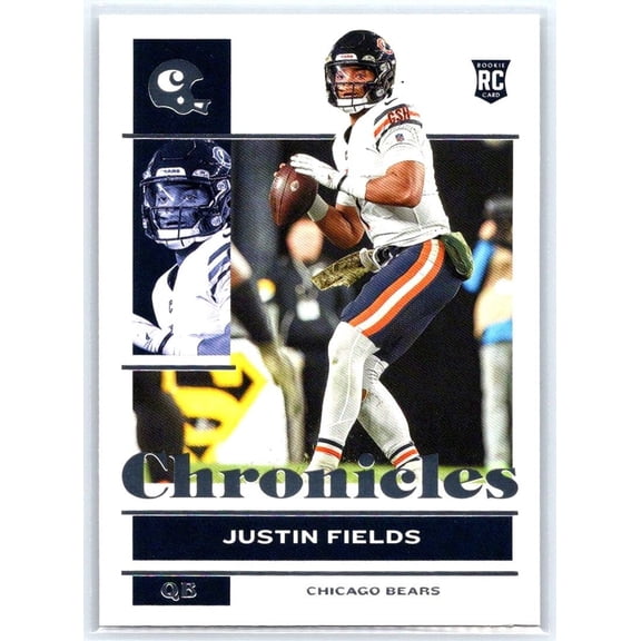 2021 Panini Chronicles Justin Fields #19 RC Football Card Chicago Bears Near Mint