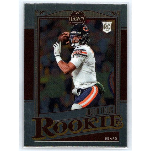 2021 Panini Chronicles Justin Fields #216 Legacy Update Rookies Chicago Bears Football Card