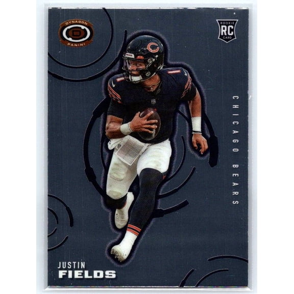 2021 Panini Chronicles Justin Fields #D-3 Dynagon Rookies Chicago Bears Football Card