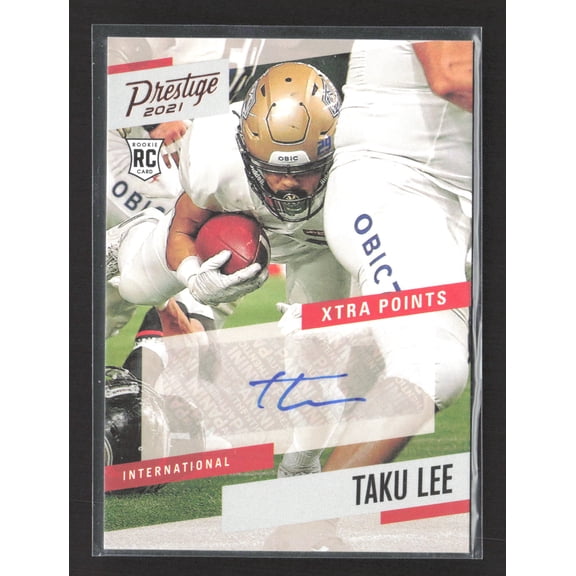 2021 Panini Chronicles Prestige Draft Picks Xtra Points RC Auto PS-TLE Taku Lee