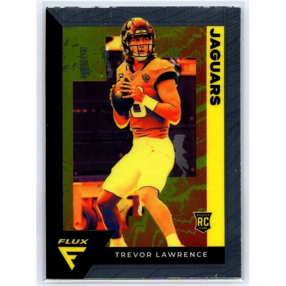 2021 Panini Chronicles Flux Rookies Trevor Lawrence FX-1 Jaguars NFL Football Card