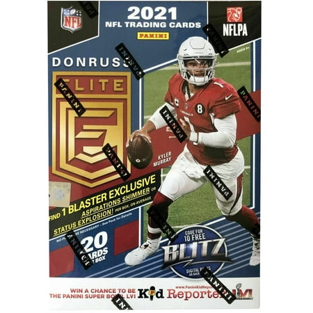 2021 Panini Donruss Elite NFL Football Trading Cards Blaster Box- 20 Cards - Find Green Parallels