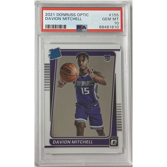2021 Panini Donruss Optic Davion Mitchell #155 PSA 10