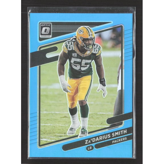 2021 Panini Donruss Optic Prizm Za'Darius Smith #92 Blue /299