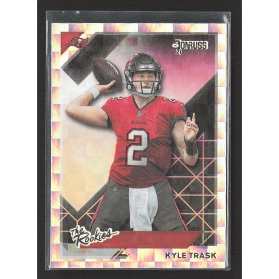 2021 Panini Donruss The Rookies Checkerboard Kyle Trask Tampa Bay Buccaneers #TR-KTR