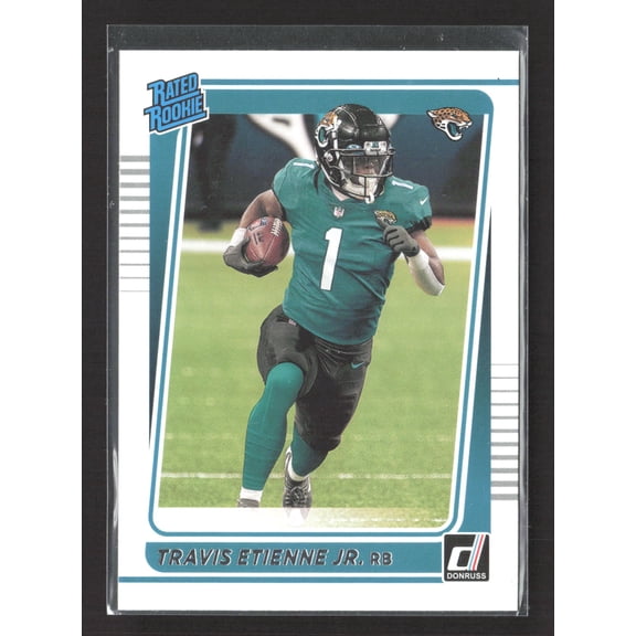 2021 Panini Donruss Football Card #258 Travis Etienne Jr Jacksonville Jaguars