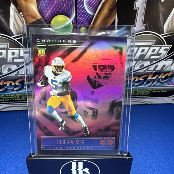 2021 Panini Illusions Josh Palmer #87 Trophy Collection Pink Parallel/Variety Rookie Base Set