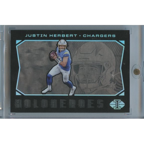 2021 Panini Illusions Justin Herbert Insert Football Card Los Angeles Chargers Near Mint