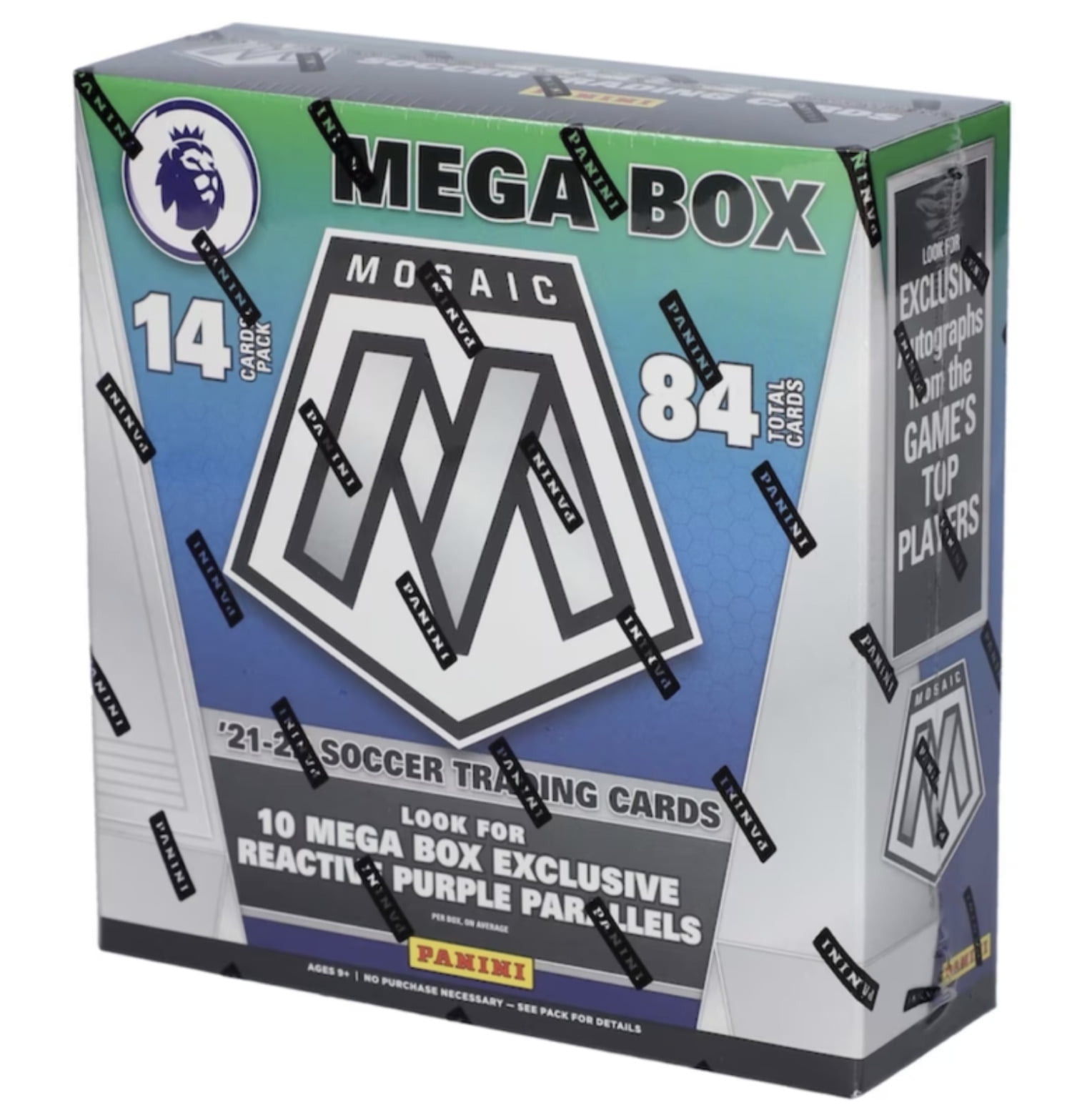 2021 Panini Mosaic Soccer Premier League Factory Sealed Mega Box FANATICS EXCLUSIVE