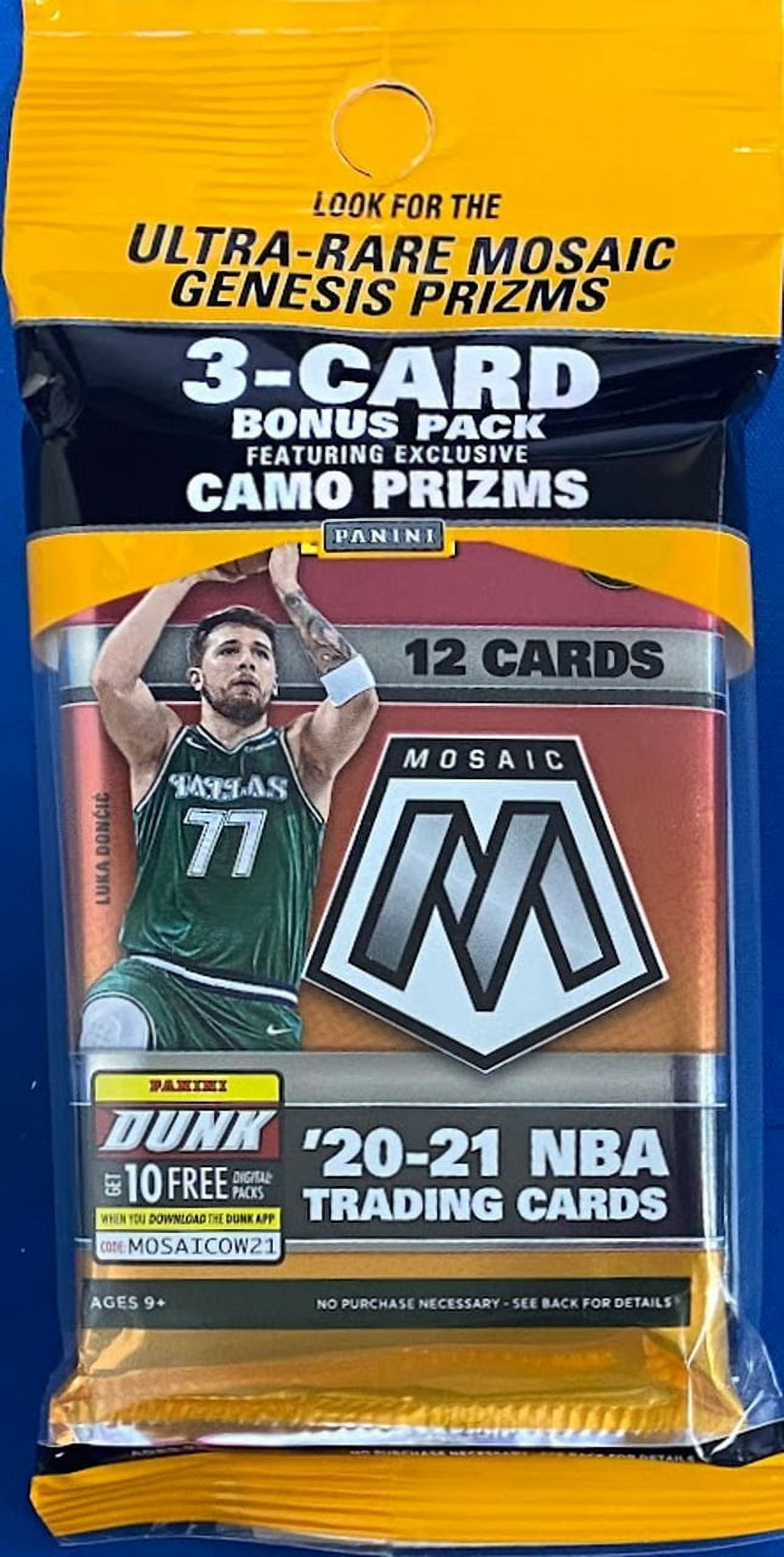 2021 Panini NBA Mosaic Basketball Trading Card Multipack - Walmart.com