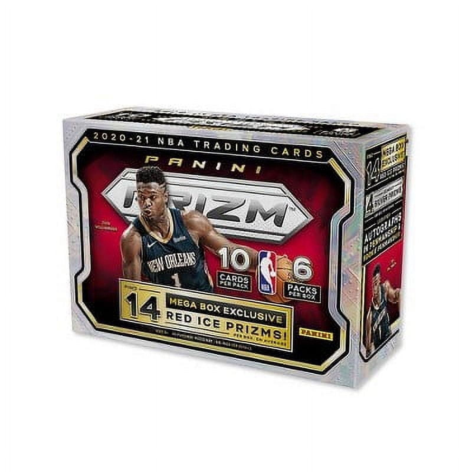 20-21 Panini NBA Prizm Basketball Trading Card Mega Box - Red Ice Exclusives