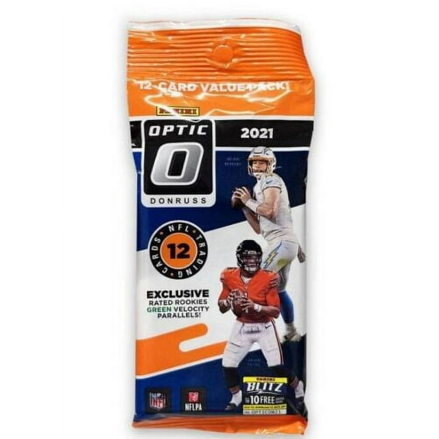 2021 Panini NFL Donruss Optic Football Trading Card Value Pack