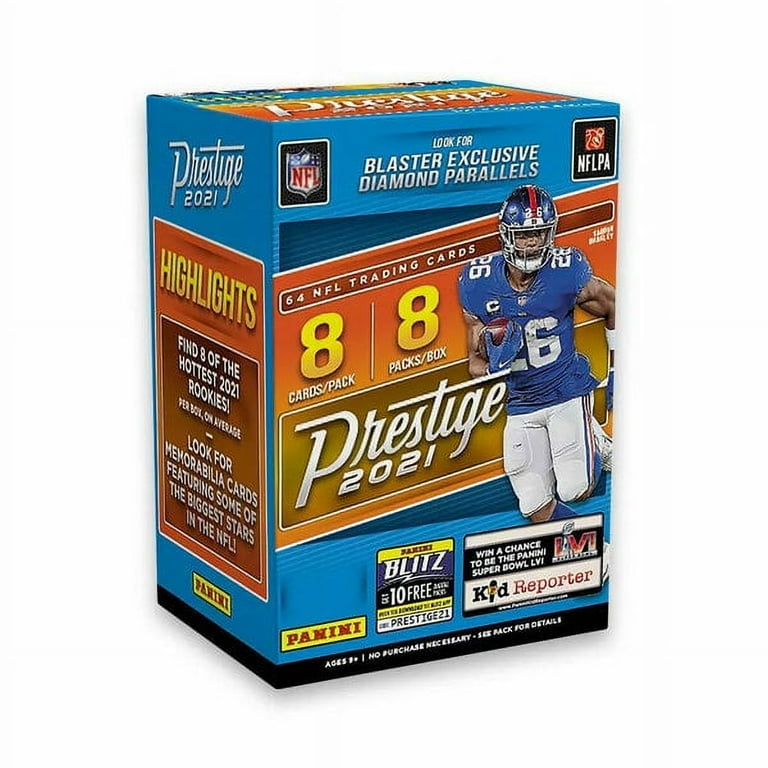 2021 Panini Football shops Blaster Box Lot Playoff Prestige Score 312 cards, Auto/Mem