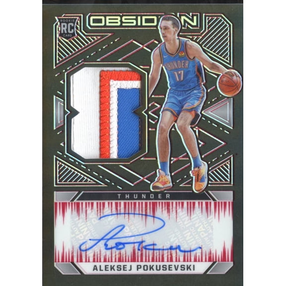 2021 Panini Obsidian Aleksej Pokusevski #227 RC Patch