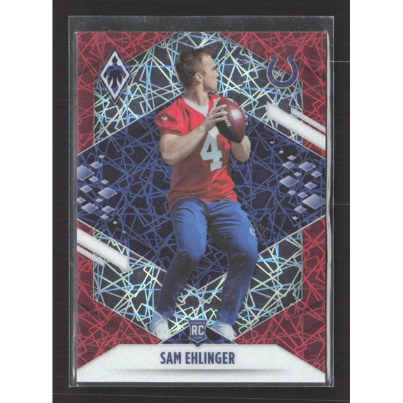 2021 Panini Phoenix Sam Ehlinger #200 Red /285 RC Indianapolis Colts NFL Football Trading Card