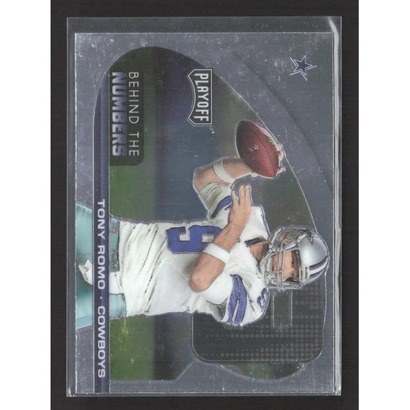 2021 Panini Playoff Behind the Numbers Tony Romo #BTN-TRO