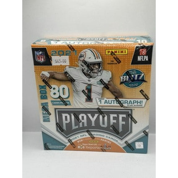 2021 Panini Playoff Football Mega Box - Factory Sealed