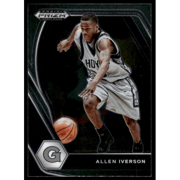 2021 Panini Prizm Draft Picks Allen Iverson Georgetown Hoyas #85 Trading Card NCAA Basketball