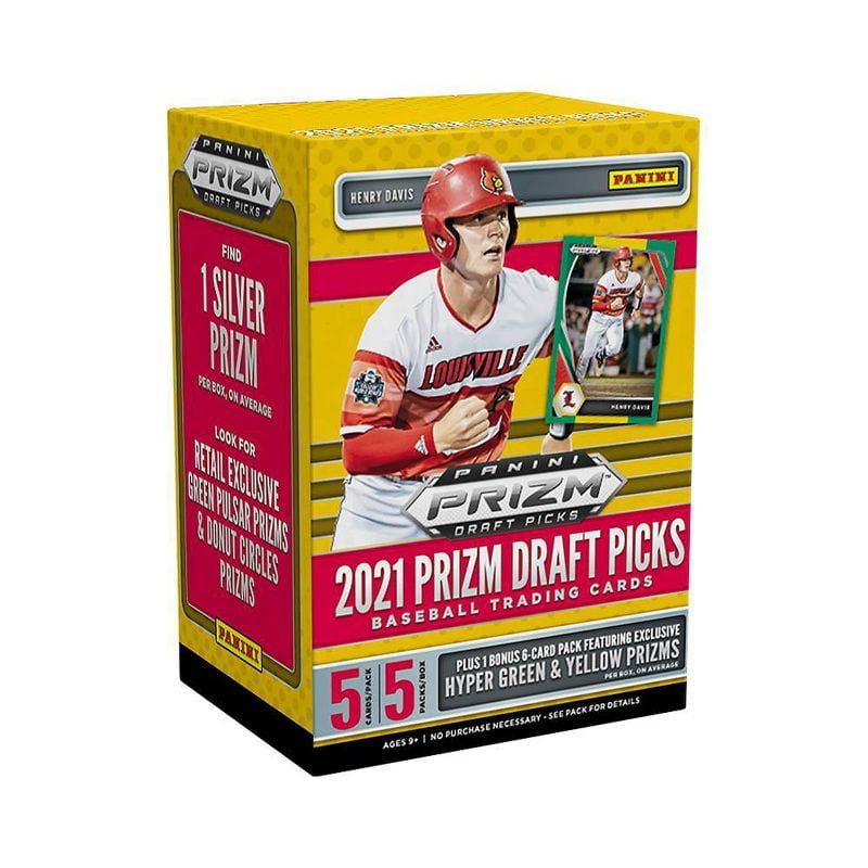 2021 Panini Prizm Draft Picks Baseball Blaster Box Trading Cards