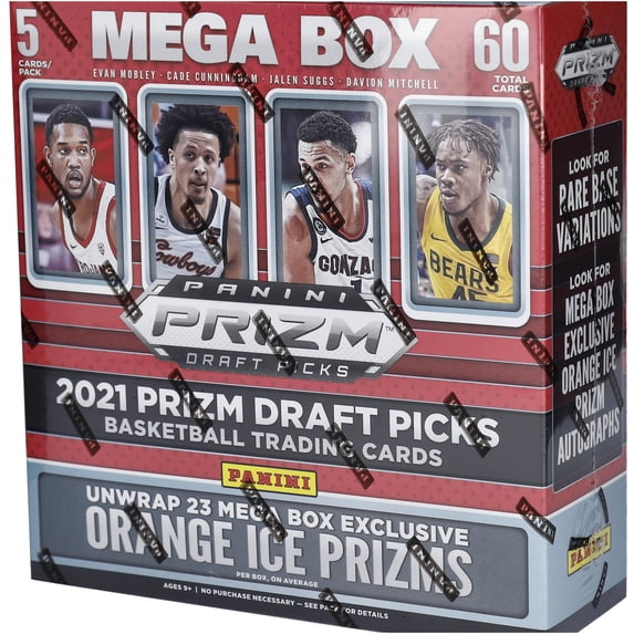 2021 Panini Prizm Draft Picks Basketball Factory Sealed Retail Mega Box - Fanatics Authentic Certified