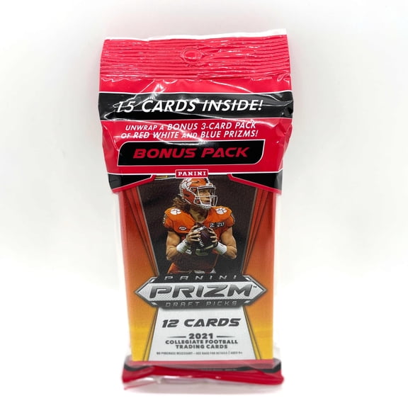 2021 Panini Prizm Draft Picks Football Trading Cards Multi Pack- 15 Cards