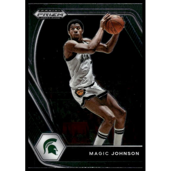 2021 Panini Prizm Draft Picks Magic Johnson Michigan State Spartans #86 Basketball Card
