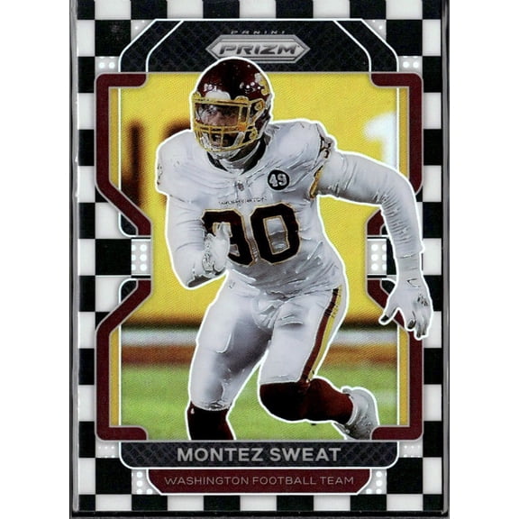 2021 Panini Prizm Checkerboard #214 Montez Sweat Washington Football Team Football Card