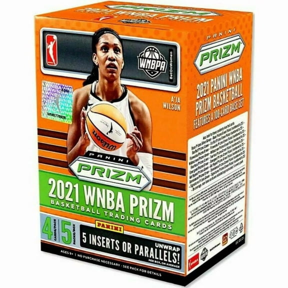 2021 Panini Prizm WNBA Basketball Factory Sealed Blaster Box 5 Packs of 4 Cards. Retail Exclusive Parallels.