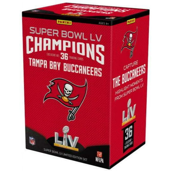 36-Card Tampa Bay Buccaneers Super Bowl LIV Champions Box Set