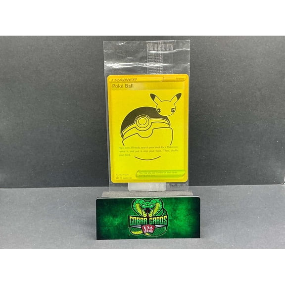 2021 Pokmon Celebrations Pok Ball Gold Black Star Promo Sealed UR SWSH146 English