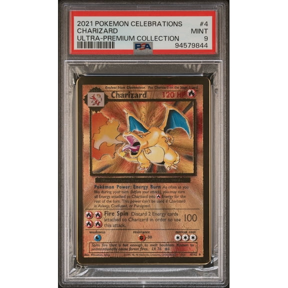 2021 Pokemon SWSH Celebrations Ultra-Premium Collection Charizard PSA 9 #4