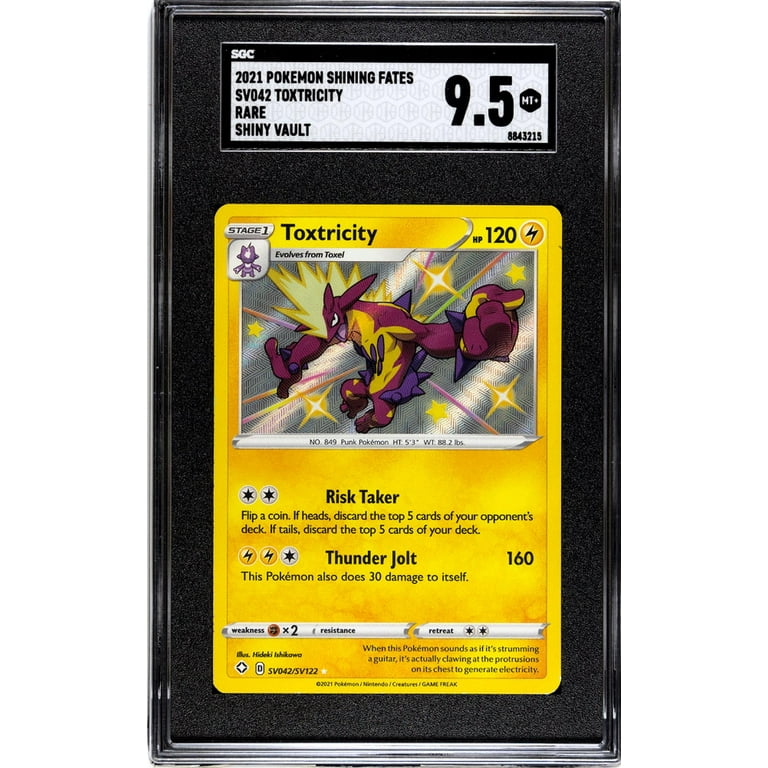 2021 Pokemon Shining Fates #SV042 Toxtricity Rare Shiny