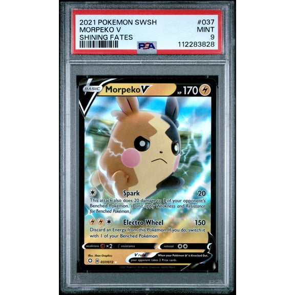 2021 Pokemon Sword & Shield Shining Fates Morpeko V Shining Fates PSA 9 #037