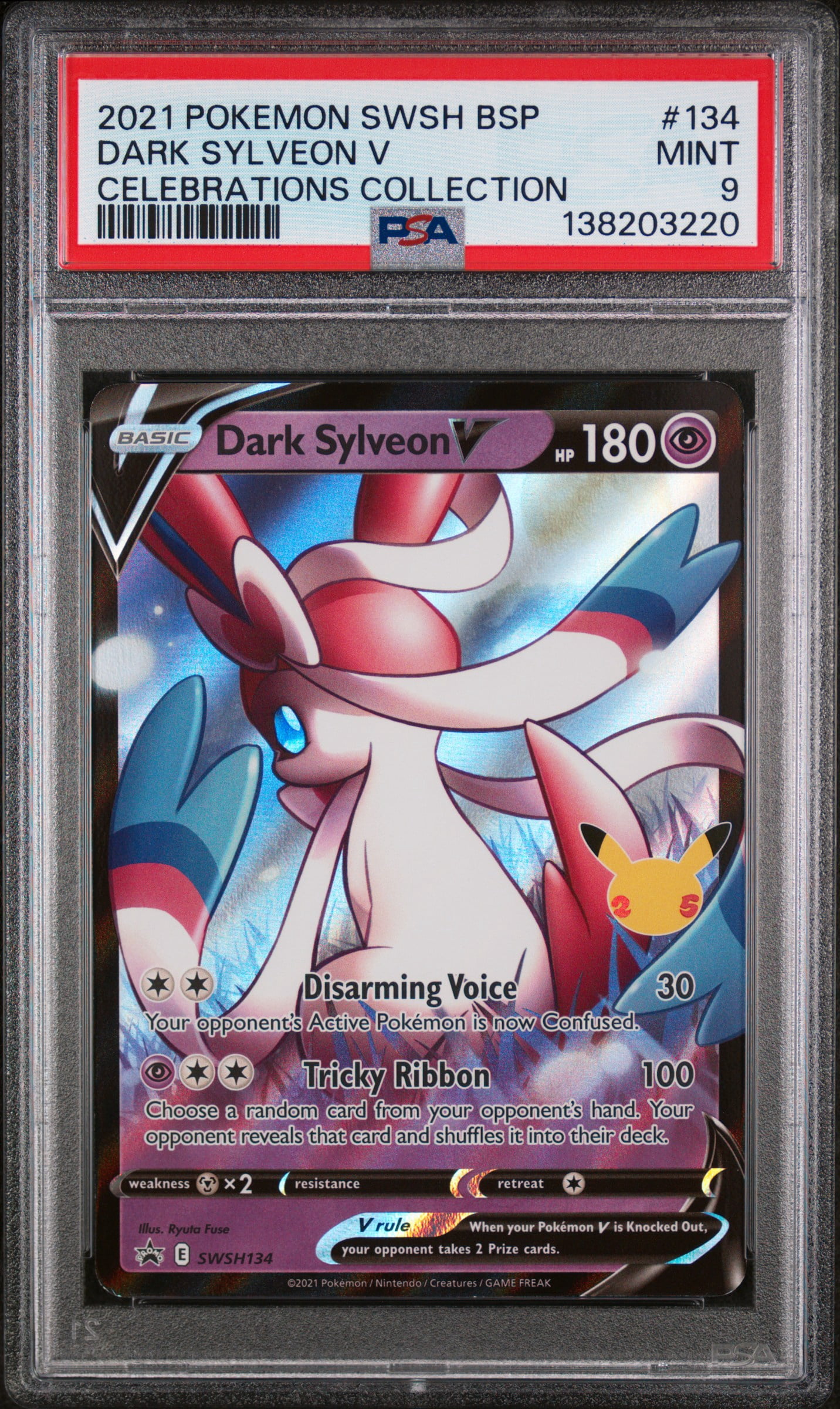 Sylveon V Card