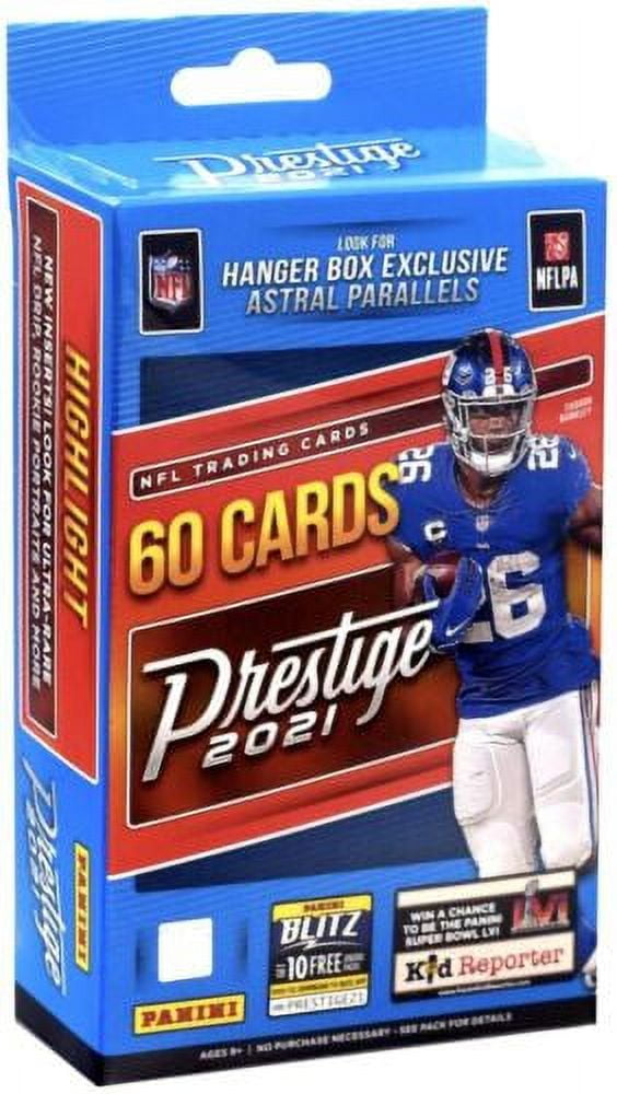 2021 Prestige NFL Football Hanger Box 60 Cards. Exclusive Astral Parallel Cards