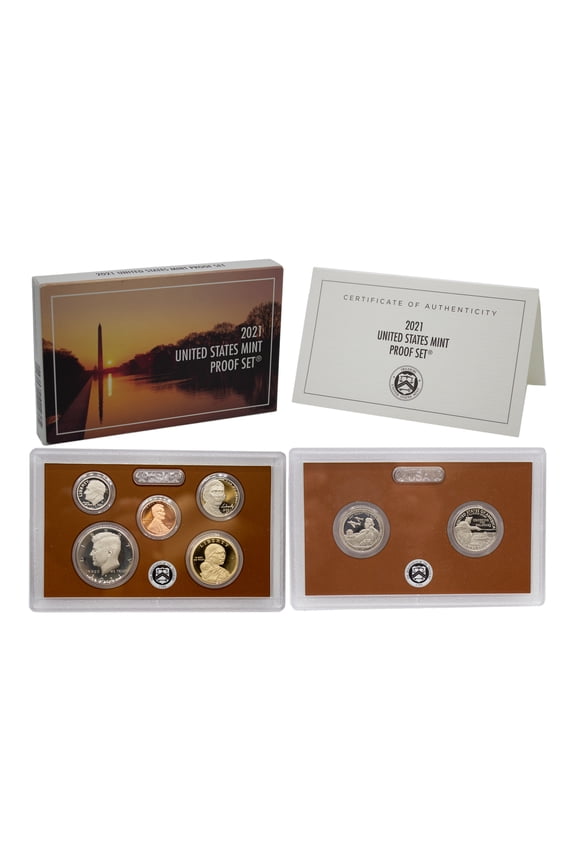 2021 Proof Set - U.S. Mint 7-Coin Clad Set - Collectible OGP Set