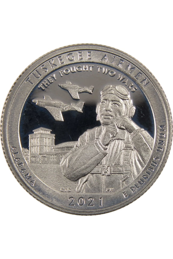 2021 S Tuskegee Airmen NHS National Park Quarter Clad 25c Proof Coin
