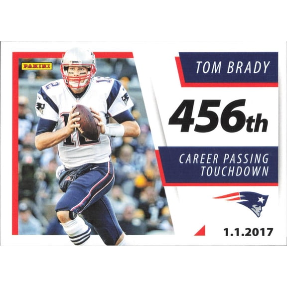 2021 SCORE TOM BRADY TD TRIBUTE #TBT-456 TOM BRADY NEW ENGLAND PATRIOTS