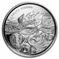 thumbnail image 1 of 2021 Samoa 1 oz Silver 2 Tala Pacific Mermaid BU, 1 of 4