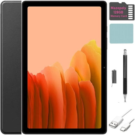 2021 Samsung Galaxy Tab A7 10.4’’ (2000x1200) Display Wi-Fi Only Tablet, Snapdragon 662, 3GB RAM, Bluetooth, Dolby Atmos Audio, Android 10 OS w/Mazepoly Accessories (64GB, Gold)