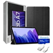 2021 Samsung Galaxy Tab A7 10.4 Inch 64 GB Wi-Fi Android 10 Touchscreen International Tablet Gray Bundle Mazepoly Accessories