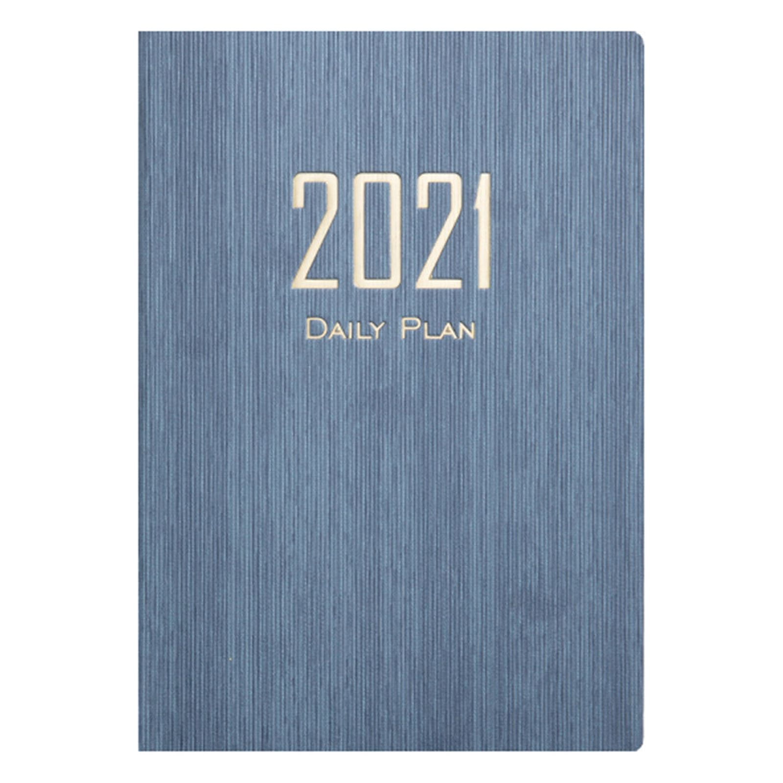 2021 Schedule Notepad Inside Page A5 Efficiency Manual Planning