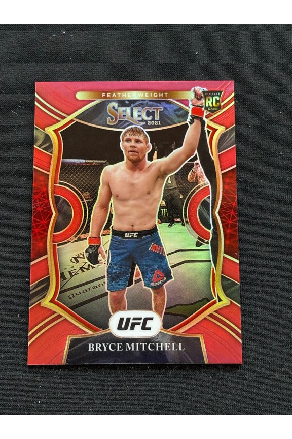 2021 Select Red Prizm Bryce Mitchell #81 Rookie Near Mint UFC Trading Card