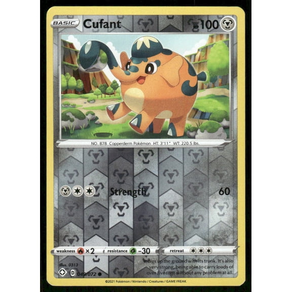2021 Shining Fates Cufant Reverse Holo Uncommon #49/72