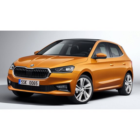 2021 Skoda Fabia - 12x18 Inch Laminated Poster - Stunning Detail and Bold Colors