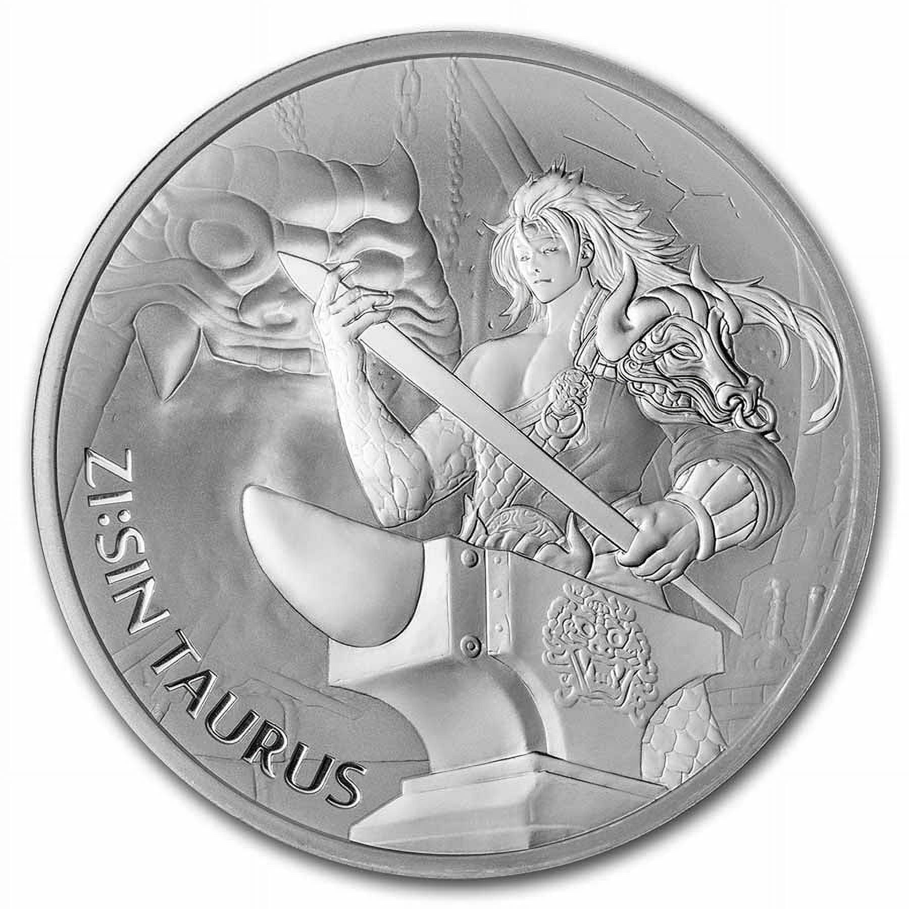 KOMSCO 2021 South Korea 1 oz Silver ZI:SIN Taurus BU