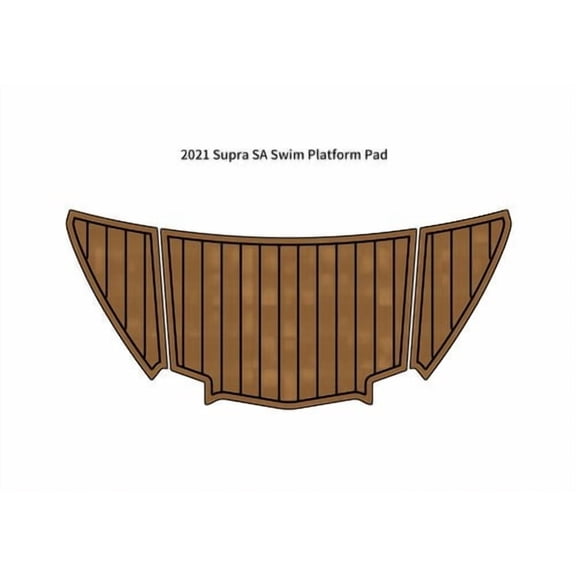 2021 Supra SA Swim Platform Pad Boat EVA Foam Faux Teak Deck Floor Mat Flooring