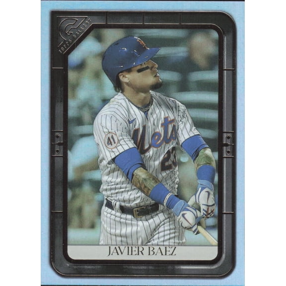 2021 TOPPS GALLERY RAINBOW FOIL #48 JAVIER BAEZ NEW YORK METS