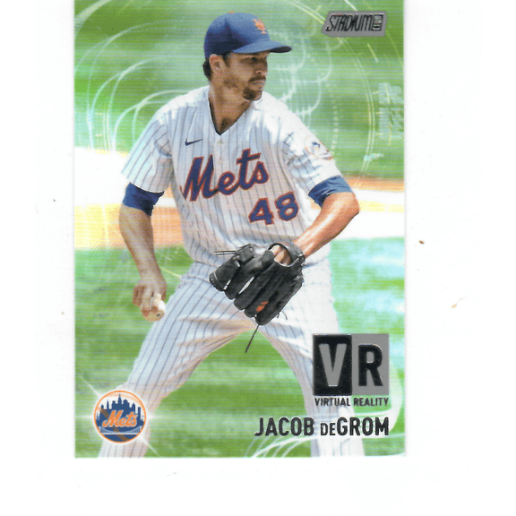 2021 TOPPS STADIUM CLUB VIRTUAL REALITY #VR-18 JACOB DEGROM NEW YORK METS
