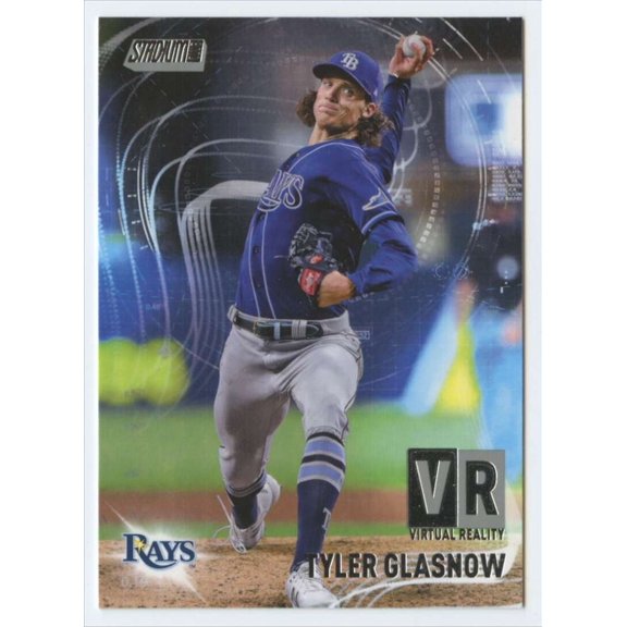 2021 TOPPS STADIUM CLUB VIRTUAL REALITY #VR-19 TYLER GLASNOW TAMPA BAY RAYS